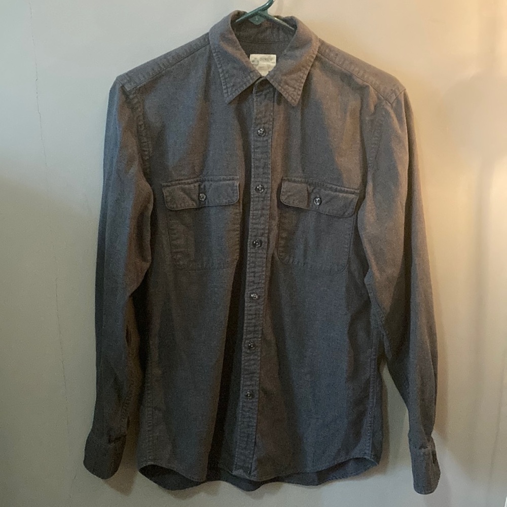 J Crew Men’s SM Grey Button Down
